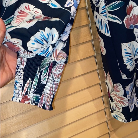 Cooper St Phantom Floral with Smocked Sleeves Dress - Picture 5 of 9